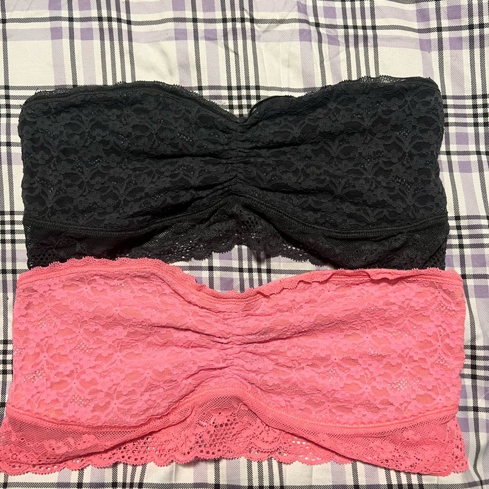 Set of 2 Aerie Strapless Bralettes